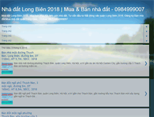Tablet Screenshot of nhadatlongbien.vn